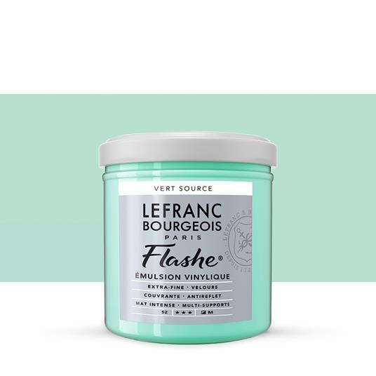 Acrilico Lefranc Flashe Colour 125ml -pot Water Green