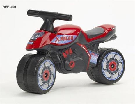 Moto cavalcabile X Racer rossa - 7