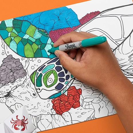 Pennarello indelebile Sharpie Fine Big Pack Colori Assortiti - Blister da 20 - 6