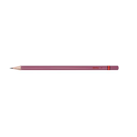 rOtring Matite HB Blister da 4 pezzi, colori metallici (verde metallico, arancione metallizzato, rosa metallizzato) - 5
