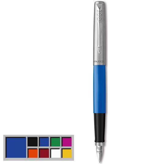 Parker 2096858 penna stilografica Blu, Acciaio inossidabile 1 pezzo(i)