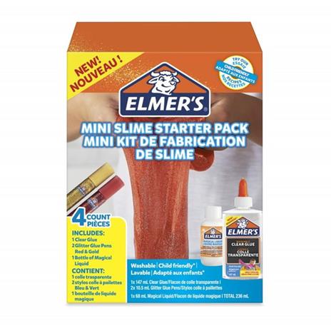 Kit Mini Starter Slime Elmer's Rosso e Oro - 2