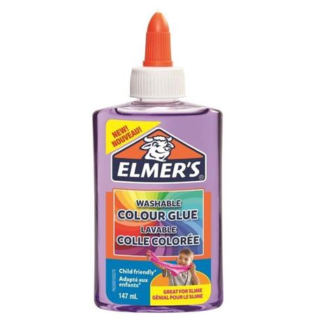 Elmer's Colla Liquida Colore PURPLE TRANSLUCIDO. Flacone da 147 ml - 2