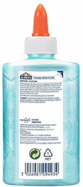 Colla metallizzata liquida per Slime Elmer's Verdeacqua - 147 ml - Elmer's  - Idee regalo