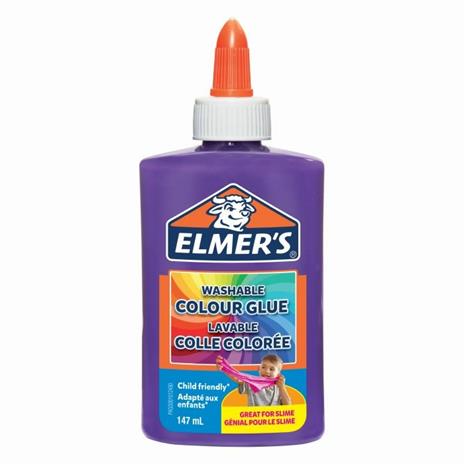 Elmer's Colla Liquida Colore PURPLE OPACO. Flacone da 147 ml - 7