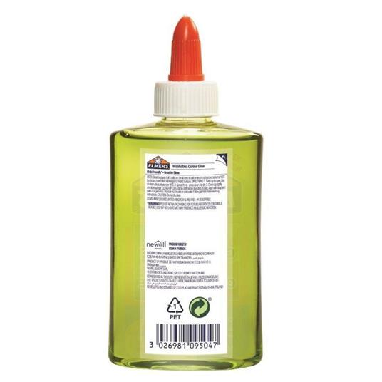 Elmer's Colla Liquida Colore VERDE TRANSLUCIDO. Flacone da 147 ml - 3