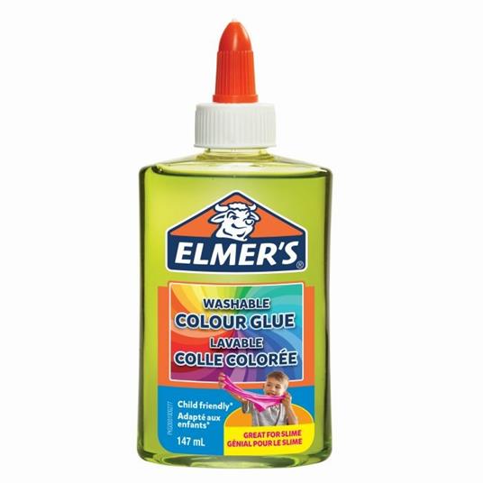 Elmer's Colla Liquida Colore VERDE TRANSLUCIDO. Flacone da 147 ml - 6