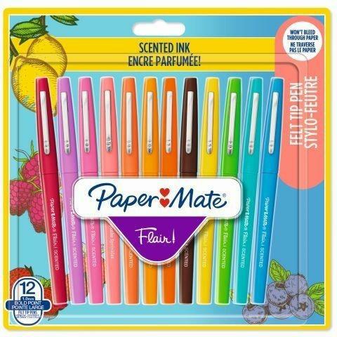 Penna Flair Nylon Scented punta fibra M 1.1. Confezione da 12