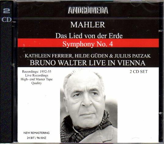 In Vienna.Mahler Live Rec - CD Audio di Gustav Mahler,Bruno Walter
