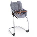 Smoby Seggiolino Auto e Sedia 3 in 1 per Bambole Maxi-Cosi Grigio