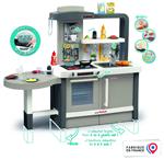 Smoby – tefal cucina evolutive, + 3 anni, con lavello, piano cottura, zona pranzo, forno, molti accessori, con funzione pompa dell''acqua, effetto acqua che bolle