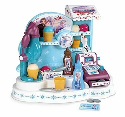 Smoby- Frozen 2 Gelateria, Colore Blu, 7600350404