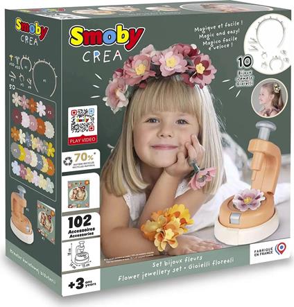 Smoby Crea – Set Creativo per Realizzare Gioielli e Fiori