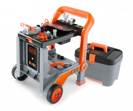 Black+Decker Carrello trio con valigetta attrezzi e accessori - 3