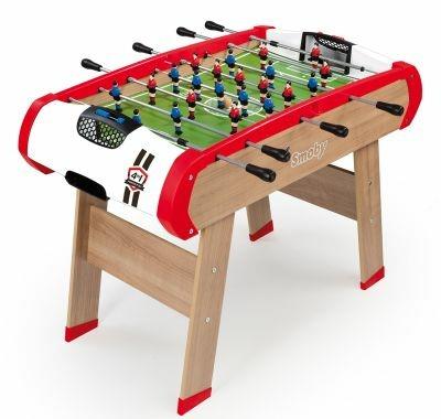 Calcetto. Multigioco Bianco e Rosso 4 In 1. Calcetto, Ping Pong, Hockey e Biliardo - 7