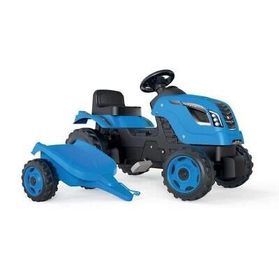 Trattore Farmer XL Blu con Rimorchio Smoby 7600710129