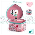 Carillon Portagioie con ballerina,colore rosa,Djeco