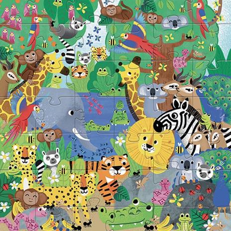 1 to 10 Jungle - 54 pcs - Puzzle - Giant puzzles - 2