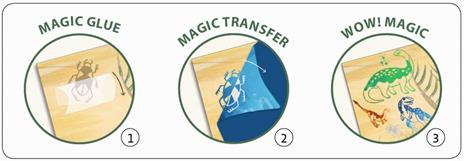 DJECO Artistic Patch Dinosauri (39463), multicolore (1) - 4