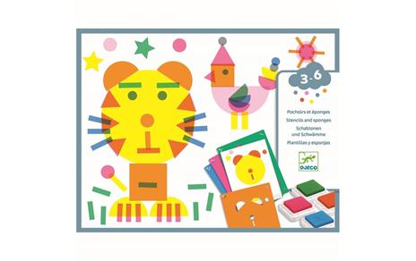 Dib dab stencil e spugne (DJ09899)