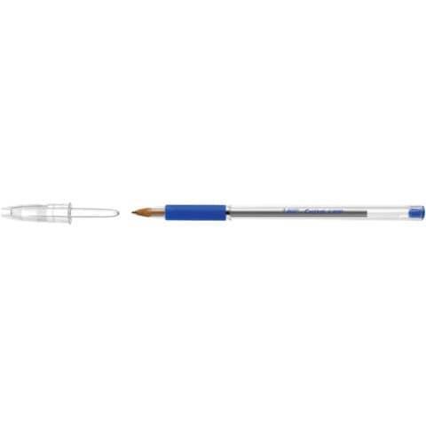 Penna a sfera BIC Cristal Grip M 1 mm blu 889985 (Conf.20) - Bic