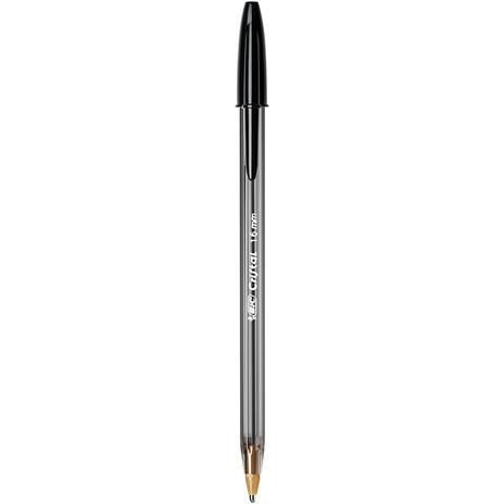 Penna a sfera Bic Cristal large nero punta 1,6 mm. Confezione da 50 - 2