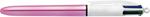 Bic Penna a Sfera a Scatto 4 Colours Shine Pink BIC