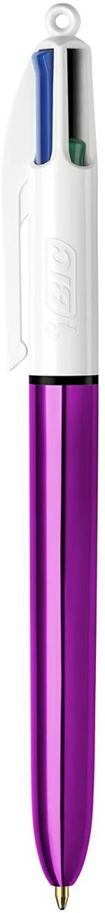 Bic Penna a Sfera a Scatto 4 Colours Shine Purple BIC