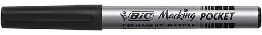 BIC Marking Pocket 1445 marcatore permanente Nero Tipo di punta 12 pezzo(i)