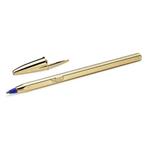 Penna a sfera BIC Cristal Shine Gold M 1 mm blu 9213401 (Conf.20)