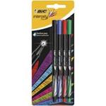 BIC 942082 marcatore Fine Nero, Blu, Verde, Rosso