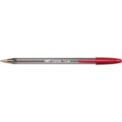 Penna a sfera BIC Cristal® Large 1,6 mm rosso Conf. 50 pezzi - 951625