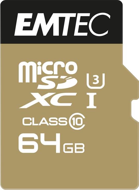 Emtec microSDXC 64GB Class10 Speedin 64GB MicroSDXC Classe 10 memoria flash - 2