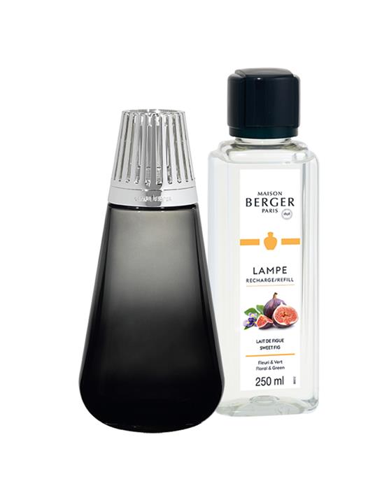 Maison Berger Lampe Berger Cofanetto lampada Berger Amphora nero + ricarica  latte di fico 250 ml Paris - Lampe Berger - Casa e Cucina | IBS