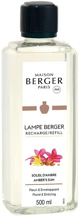 MAISON BERGER Lampada Berger – Ricarica di profumo – Lampada Berger 500 ml  – Profumo sole d'Ambre Paris - Maison Berger - Idee regalo