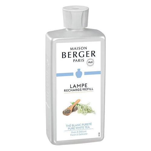 Lampe Berger Profumo per Ambienti, Th Blanc Puret-t aromatico Bianco, 500 ml