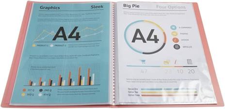 Portalistino A4 50 buste KREACOVER PASTEL - 5