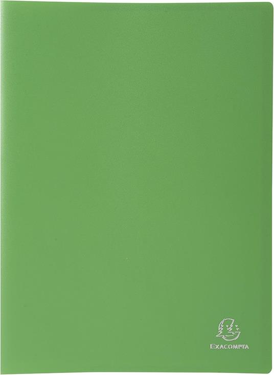 Portalistino Opak polipropilene semi rigido, 80 buste leggermente goffrate - A4 - Colori assortiti 24 x 32 per A4 - 3