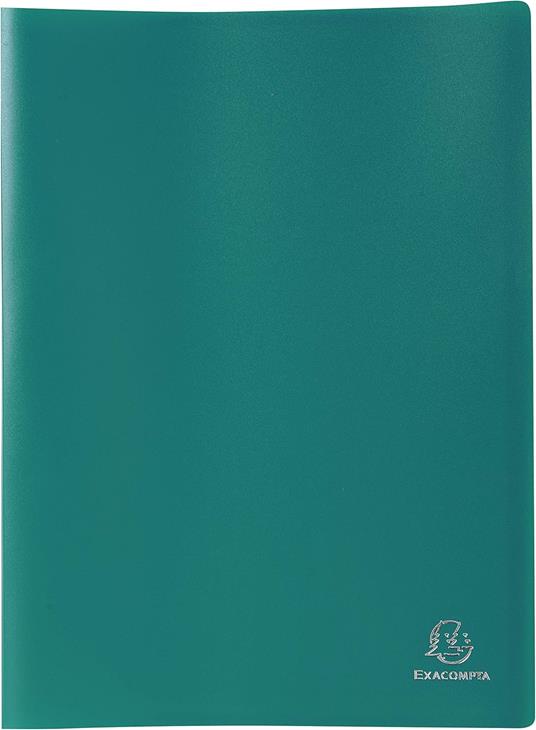 Portalistino Opak polipropilene semi rigido, 80 buste leggermente goffrate - A4 - Colori assortiti 24 x 32 per A4 - 4