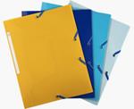 Cartelle Ppl riciclato 3 lembi c/elastici A4 Bee Blue 4 col. assortiti