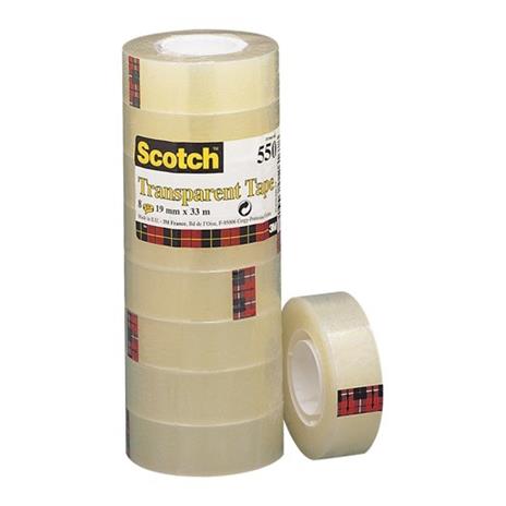 Torre da 8 rotoli di Nastro Adesivo Scotch 550