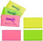 Tartan Notes Haftnotizen, 127 x 76 mm, Neon, 100 Blatt/Block