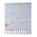 Nobo T-Card Kit - Planner annuale 13 col. 54 slot