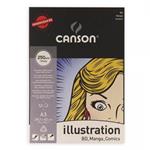 Canson Blocco Collato Illustration/bd A3 12 Fogli 250 G/m2