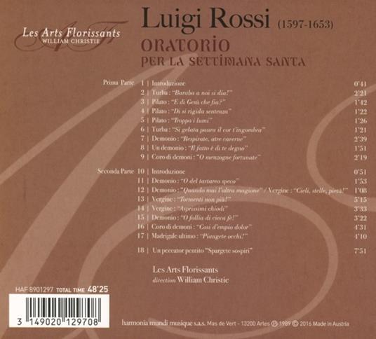 Oratorio per la Settimana Santa - CD Audio di Gioachino Rossini - 2