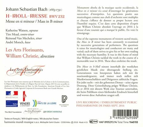 Messa in Si minore - CD Audio di Johann Sebastian Bach - 2