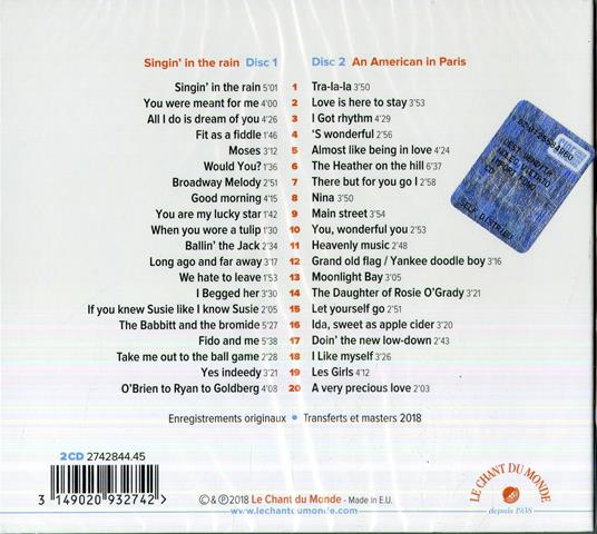 Nina & Singin in the Rain - CD Audio di Gene Kelly - 2