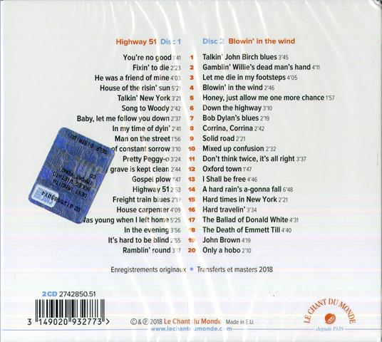 Highway 51 & Ramblin Around - CD Audio di Bob Dylan - 2