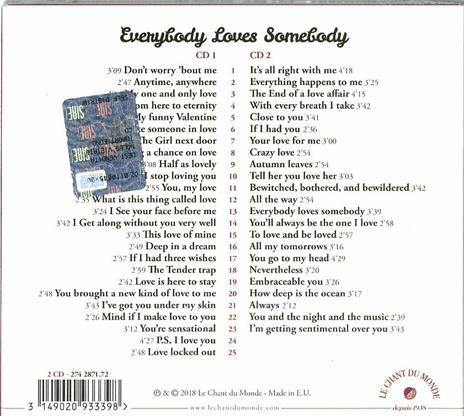Everybody Loves Somebody - CD Audio di Frank Sinatra - 2