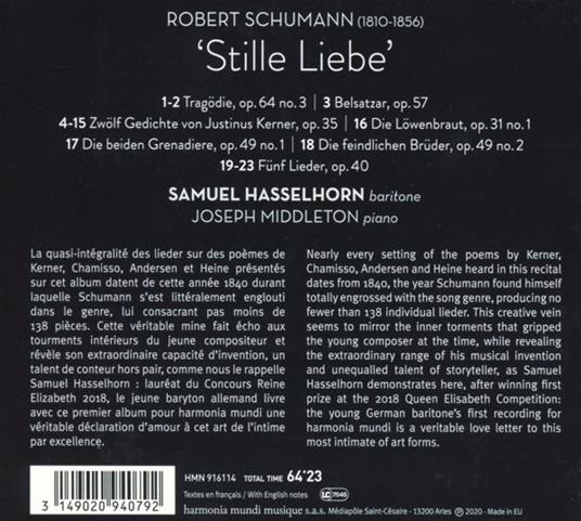 Lieder - CD Audio di Robert Schumann - 2